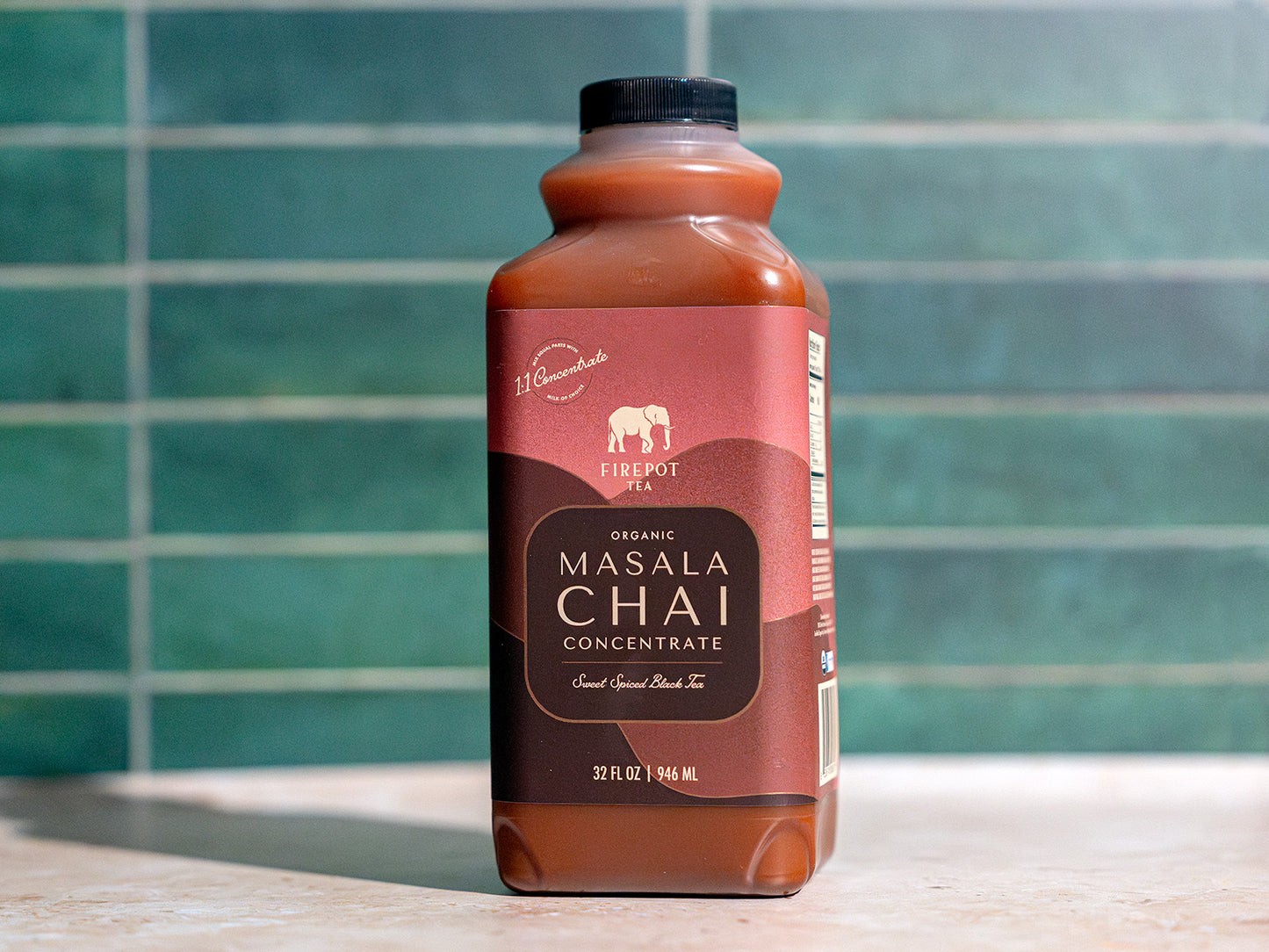 32oz bottle of masala chai concentrate